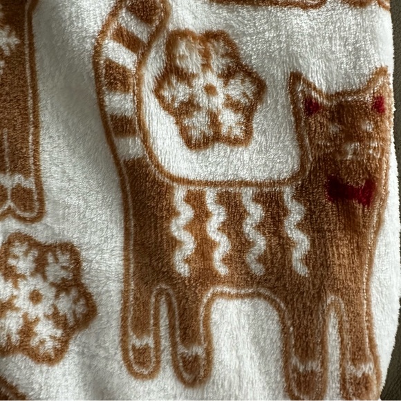 Cat Christmas throw blanket - Picture 5 of 6